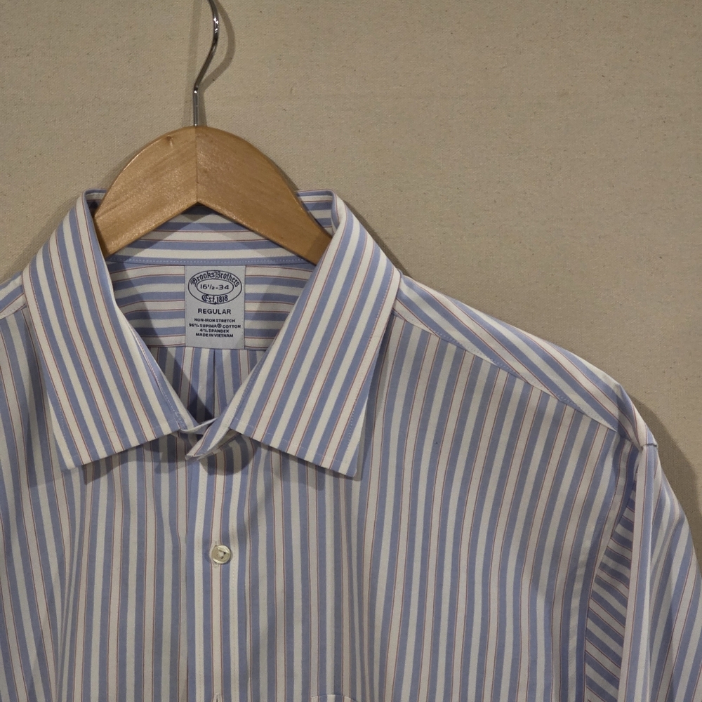 Brooks Brothers Regular Fit Button Down 16.5-34